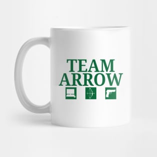 Team Arrow - Symbols w/ Text - Weapons Mug